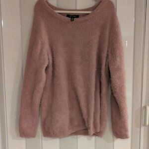 Ellen Tracy Soft Pink Crew Neck Sweater